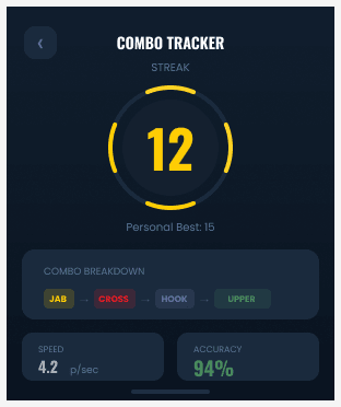 GLOVR watch combo tracker